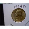 Image 1 : 1964d Proof like 90% silver quarter