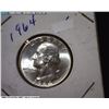 Image 1 : 1964d Proof like 90% silver quarter