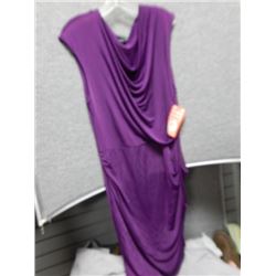 DRESS - STUDIO 59 - LRGE - GATHERED AT SIDE OF LEG