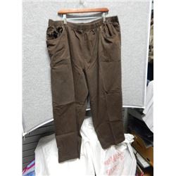 PANTS - LADIES  - PENMUNS PETITE - BROWN - 3X - POCKETS EMBROIDERED