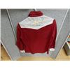 Image 2 : RED COWGIRL SHIRT - DANIK - SIZE MEDIUM