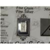 Image 1 : BULLION - .999 SILVER USA MINT - 5 G EACH - SEALED AND CERIFIED WITH ASSAY CARD – 5 X BID