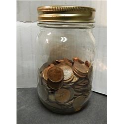 JAR ASSORTED PENNIES