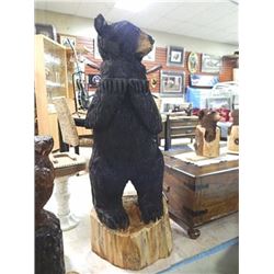 UNIQUE CHAIN SAW CARVING - LARGE - BEAR - 48"