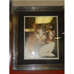 FRAMED LIMITED EDITION PRINT - NINE LIVES - CHARLIE - GALLERY ESTIMATE - $625