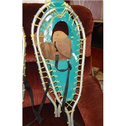 PAIR OF ALUMINUM SNOWSHOES - AS IS - NO WARRANTY NO GUARANTEE