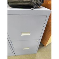 FILE CABINET - 2 DRAWER - OPEN NO KEY