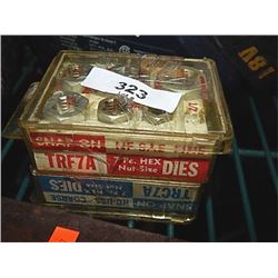 SNAP-ON 13PC HEX NUT SIZER DIES - PS -  2 SETS TTL