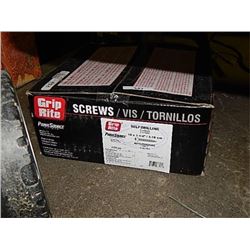 CASE OF SELF DRILLING ZINC SCREWS - #10 X 1 1/4" - 1 CASE PER LOT