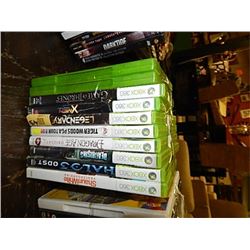 BUNDLE OF XBOX GAMES - PS - sold as-is - no warranty or guarantee