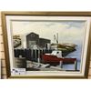 Image 1 : 'SILENT MORNING' 18"X 24" OIL INDIAN HARBOUR N.S., BY DAVE JOHNSTON
