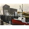 Image 3 : 'SILENT MORNING' 18"X 24" OIL INDIAN HARBOUR N.S., BY DAVE JOHNSTON
