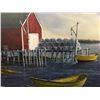 Image 2 : 'SUNRISE' BLUEROCKS N.S. 18"X24" OIL BY DAVE JOHNSTON