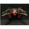 Image 1 : RUPERT JEFFREY, 'EAGLE TO HUMAN' TRANSFORMATION MASK  ARTICULATING HEAD AND TONGUE  CARVED CEDAR