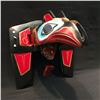 Image 2 : RUPERT JEFFREY, 'EAGLE TO HUMAN' TRANSFORMATION MASK  ARTICULATING HEAD AND TONGUE  CARVED CEDAR