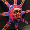 Image 2 : EMIL THIBERT AND MELANIE CLOUTIER, 'SUN MASK' HAND CARVED CEDAR, SOULTEAUX NATION, 35.5'' H