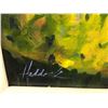 Image 2 : 'BURGUNDY FARMS' ACRYLIC ON CANVAS, 18" X 24" BY PERRY HADDOCK