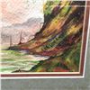 Image 2 : A. RODDAN, 1926, UNTITLED FRAMED ORIGINAL, 'SIWASH ROCK', MIXED MEDIUM OIL AND WATERCOLOUR, 15''