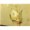 Image 2 : HENRY STANTON LYNTON, UNTITLED FRAMED LITHOGRAPH, 'SAILING SHIPS ON WATER',  33'' X 15"