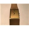 Image 2 : 14KT YELLOW GOLD "SOLID" DRESS WRIST WATCH CONCORD-SQUARE SHAPE DIAL WITH CHAMPAGNE COLOURED FACE.