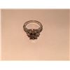 Image 1 : LADIES 14KT WHITE GOLD DIAMOND RING SET WITH ONE ROUND FANCY BROWN BRILLIANT CUT DIAMOND APPROX.