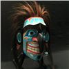 Image 1 : TOM PATTERSON, NUU-LTH-MAULH, 'FOOL MASK/DANCER, WITH EARRING' -  HE IS INSIDE THE LONGHOUSE