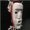 Image 2 : COREY "NOKATSI" LAROCQUE, 'SPIRIT BRINGER' HAND CARVED CEDAR ,WHITEWASHED FINISH ,BENTWOOD