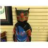 Image 1 : DAVID JACOBSON, 'BEAR HOLDING SALMON', HAND CARVED AND PAINTED TOTEM POLE, KWAKIUTL, FORT RUPERT,