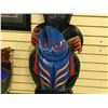 Image 2 : DAVID JACOBSON, 'BEAR HOLDING SALMON', HAND CARVED AND PAINTED TOTEM POLE, KWAKIUTL, FORT RUPERT,