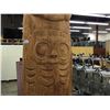 Image 2 : 10' TALL CARVED TOTEM POLE DEPICTING AN OWL FAMILY
