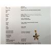 Image 2 : 14KT YELLOW GOLD DIAMOND GEMSTONE NECKLACE IN A FLOWER DESIGN.. CENTER IS SET WITH ONE ROUND
