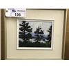 Image 1 : 'GRAVEYARD TREES' 8"X10" OIL BY DEVEREUX HODGSON