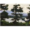Image 2 : 'GRAVEYARD TREES' 8"X10" OIL BY DEVEREUX HODGSON