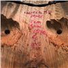 Image 3 : DEAN LOUIE, 'EAGLE' HAND CARVED CEDAR MASK, COAST SALISH SECHELT  24'' W X 20'' L