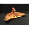 Image 1 : BRAD BAZILLE, 'EAGLE' TABLE CARVING, 16'' W X 7'' T