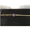 Image 2 : 14KT YELLOW GOLD GEMSTONE BRACELET SET WITH A MODIFIED OVAL NATURAL ALEXANDRITE APPROX. 2.05CT.