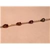 Image 2 : LADIES 14KT YELLOW GOLD HAND ASSEMBLED SAPPHIRE BRACELET  WITH ELEVEN PEAR SHAPED, ENHANCED