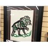 Image 1 : PAT AMOS "NAANII" 'GRIZZLY BEAR & SALMON' LIMITED EDITION PRINT 9/150 SIGNED BY ARTIST