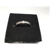 Image 2 : ONE 10KT WHITE GOLD DIAMOND SET LADIES WEDDING OR ANNIVERSARY RING  CHANNEL SET WITH  NINE ROUND