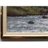 Image 2 : GEORGE ZINNICKER, FRAMED ORIGINAL, 'MT. RUNDLE, BANFF, FROM BOO RIVER JOHNSON CANYON HWY.', OIL