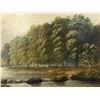 Image 2 : OIL ON CANVAS PAINTING BY CUTTS 1878 - 'ON THE RIVER TRENT NEAR CASTLE DONINGTON, DERBYSHIRE' 20"