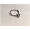 Image 2 : LADIES PLATINUM DIAMOND ENGAGEMENT RING SET WITH ONE CUSHION MODIFIED BRILLIANT CUT  DIAMOND