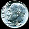 Image 1 : 1955D FDR Silver 10c MS64 Full Bands