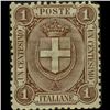 Image 1 : 1901 Scarce Italy 1c Stamp MINT Hinged