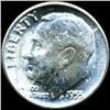 Image 1 : 1955D FDR Silver 10c MS64 Full Bands