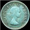 Image 1 : 1954 S Africa 3p Silver XF/VF Error