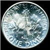 Image 2 : 1955D FDR Silver 10c MS64 Full Bands