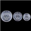 Image 1 : 1970-99 China 1-2-5 Fen Brilliant UNC Set of 3