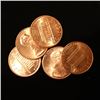 Image 1 : 1983 5pcs Choice/GEM BU Lincoln Cents from Unopened Bank Roll