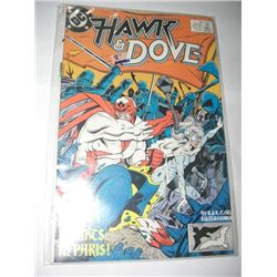 1989 NOVEMBER #6 DC COMICS *HAWK AND DOVE* BOOK VALUE $8.00+!! COMIC CAME OUT OF SAFE!!